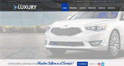 Desktop Screenshot of luxurytransp.com