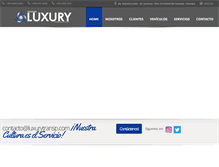 Tablet Screenshot of luxurytransp.com